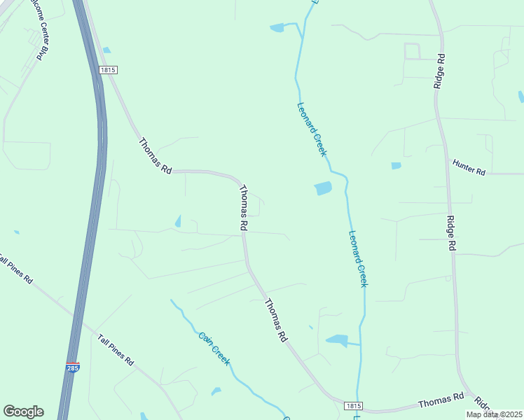 map of restaurants, bars, coffee shops, grocery stores, and more near 1345 Thomas Road in Lexington