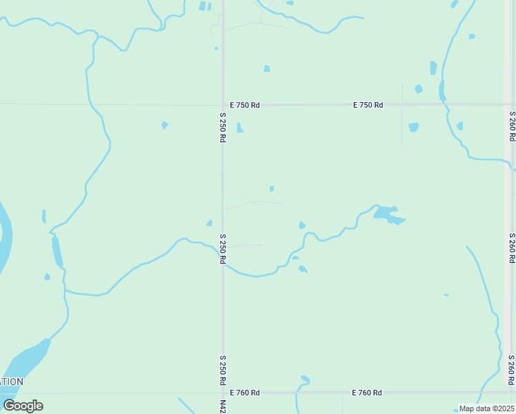 map of restaurants, bars, coffee shops, grocery stores, and more near 75364 South 250 Road in Wagoner