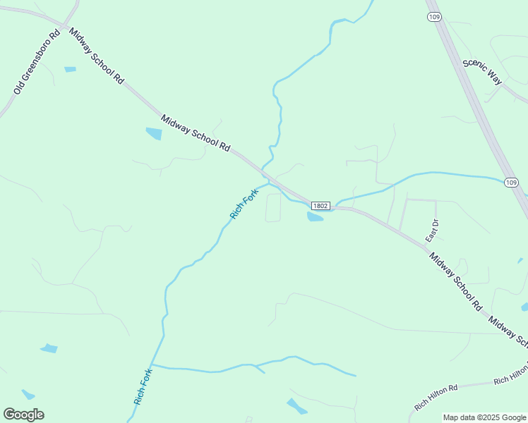 map of restaurants, bars, coffee shops, grocery stores, and more near 5888 Midway School Road in Thomasville