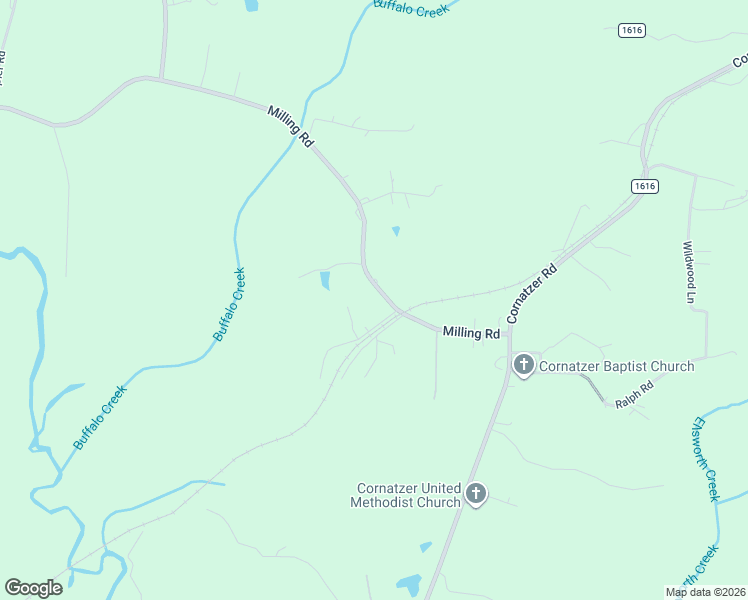 map of restaurants, bars, coffee shops, grocery stores, and more near 2448 Milling Road in Mocksville