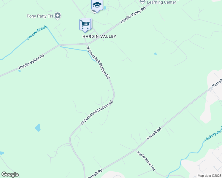 map of restaurants, bars, coffee shops, grocery stores, and more near 2048 Highlands Ridge Ln in Knoxville