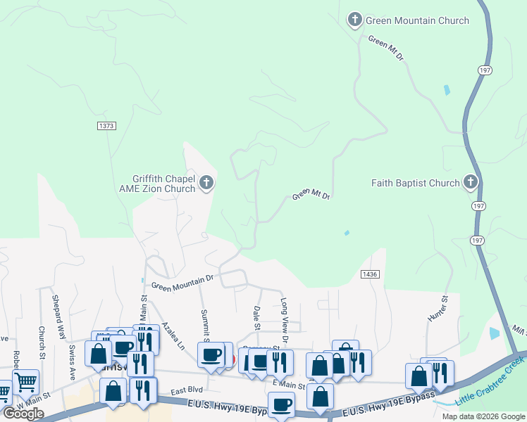 map of restaurants, bars, coffee shops, grocery stores, and more near 600 Green Mount Drive in Burnsville