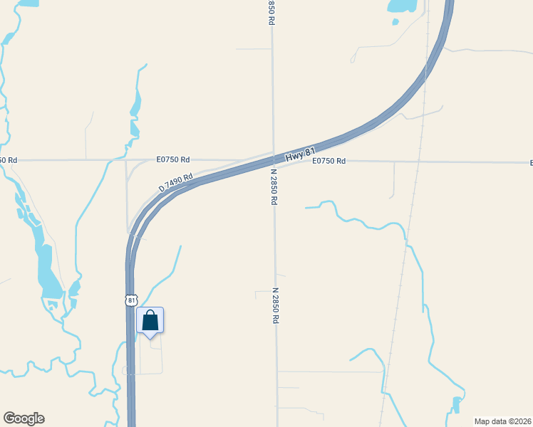 map of restaurants, bars, coffee shops, grocery stores, and more near 17170 North 2850 Road in Kingfisher
