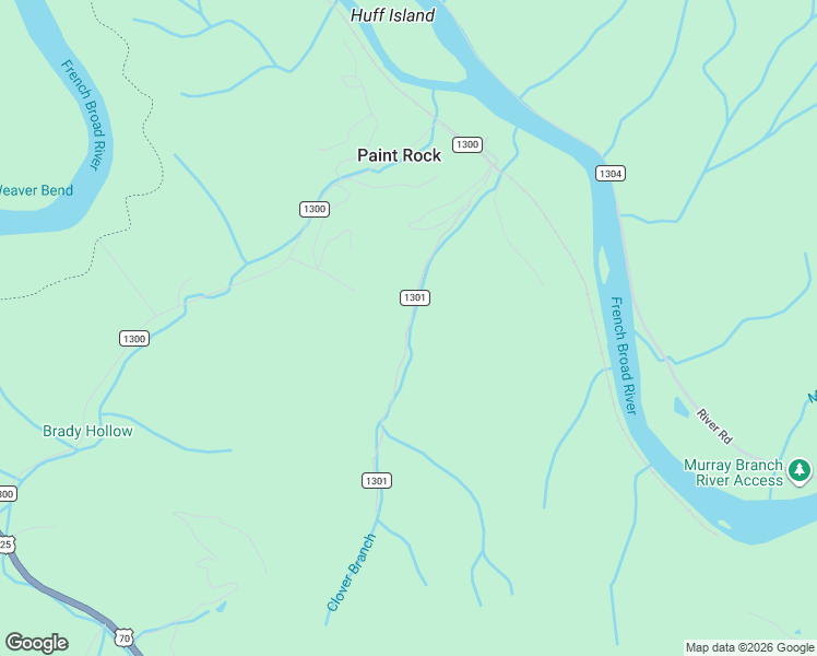 map of restaurants, bars, coffee shops, grocery stores, and more near State Road 1301 in Madison County