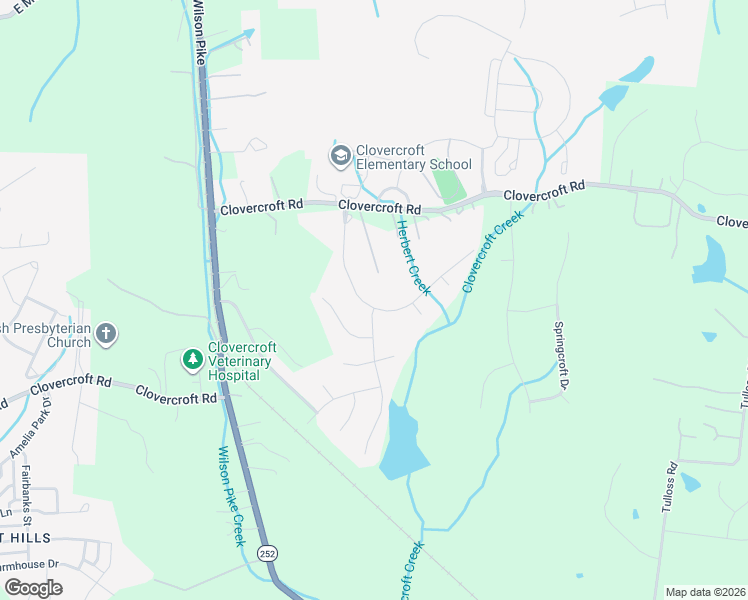 map of restaurants, bars, coffee shops, grocery stores, and more near 9046 Chardonnay Trace in Franklin