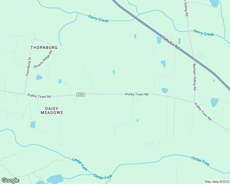 map of restaurants, bars, coffee shops, grocery stores, and more near 6406 Pulley Town Road in Wake Forest