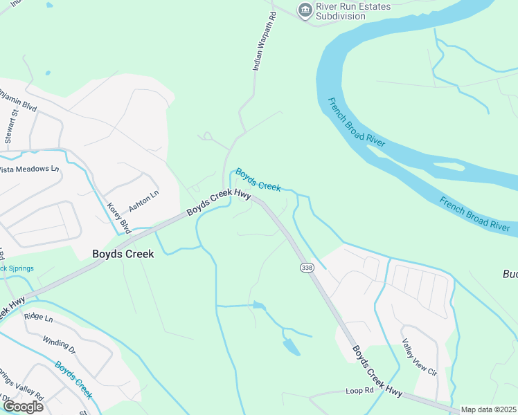 map of restaurants, bars, coffee shops, grocery stores, and more near 2822 Boyds Creek Highway in Sevierville