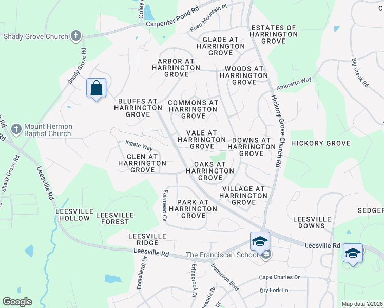 map of restaurants, bars, coffee shops, grocery stores, and more near 12001 Shavenrock Place in Raleigh