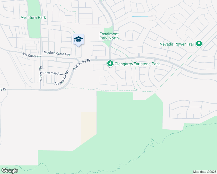 map of restaurants, bars, coffee shops, grocery stores, and more near 2824 Dunnottar Avenue in Henderson