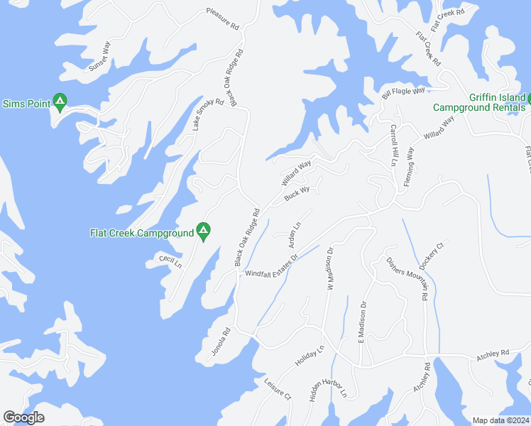 map of restaurants, bars, coffee shops, grocery stores, and more near 910 Willard Way in Sevierville