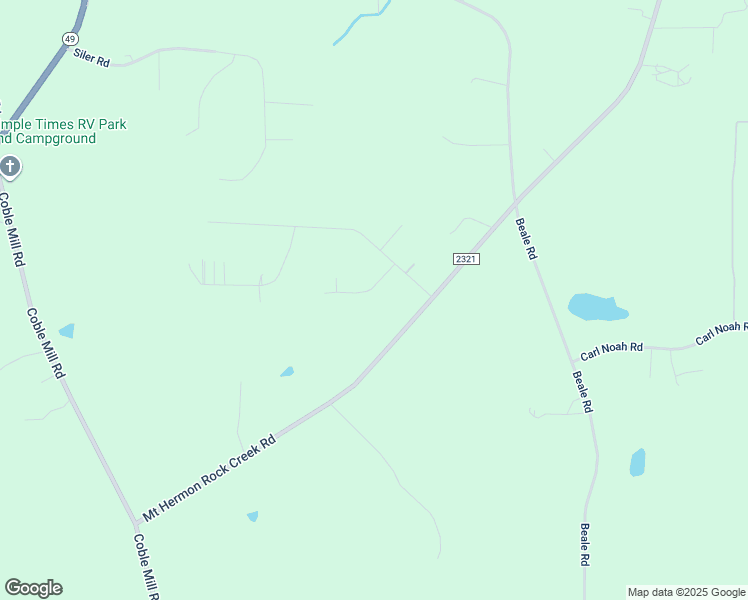map of restaurants, bars, coffee shops, grocery stores, and more near 2434 Bent Oak Drive in Snow Camp