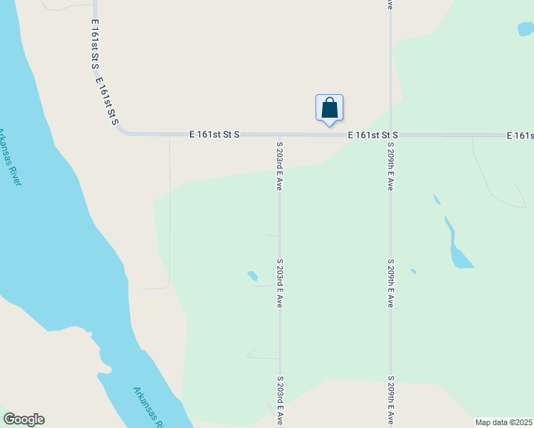 map of restaurants, bars, coffee shops, grocery stores, and more near 16312 South 203rd East Avenue in Broken Arrow