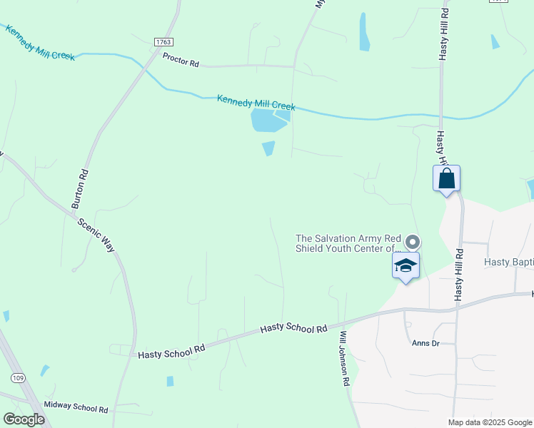 map of restaurants, bars, coffee shops, grocery stores, and more near 481 South Myers Road in Thomasville