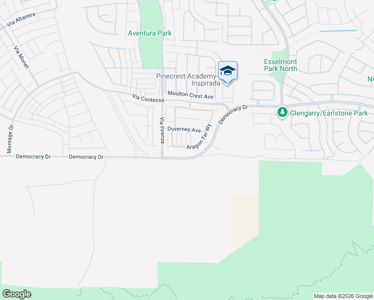 map of restaurants, bars, coffee shops, grocery stores, and more near 2936 Aragon Terrace Way in Henderson