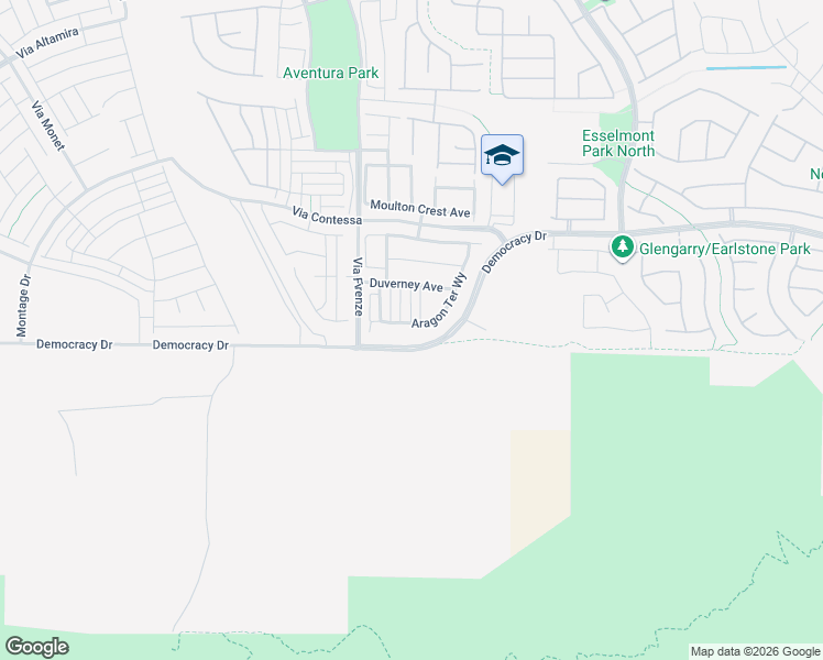 map of restaurants, bars, coffee shops, grocery stores, and more near 2936 Aragon Terrace Way in Henderson