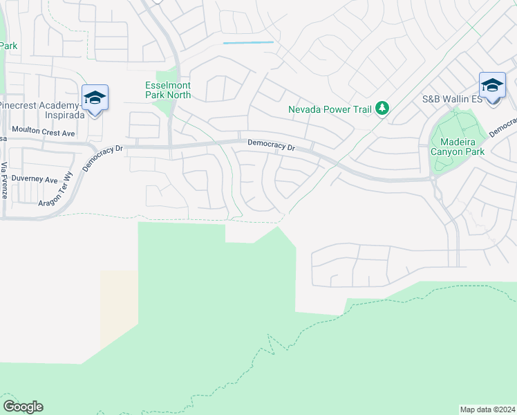 map of restaurants, bars, coffee shops, grocery stores, and more near 2777 Craigmillar Street in Henderson