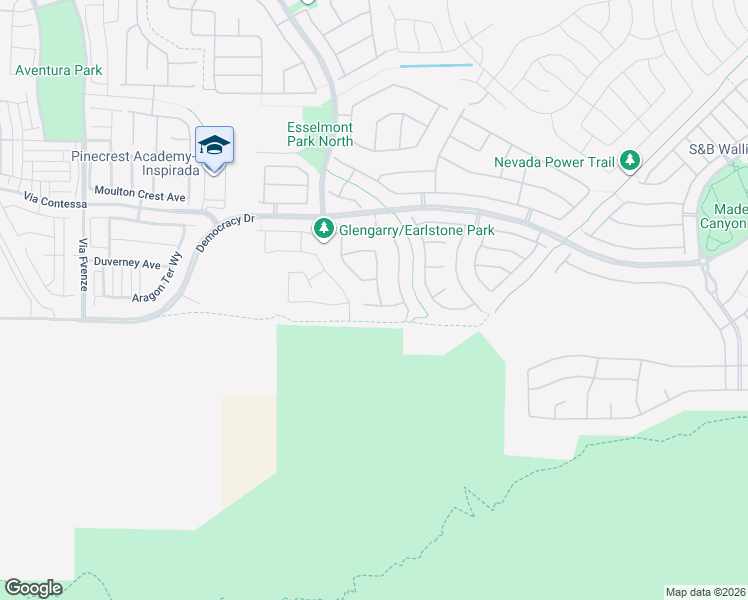 map of restaurants, bars, coffee shops, grocery stores, and more near 2757 Tarbert Street in Henderson