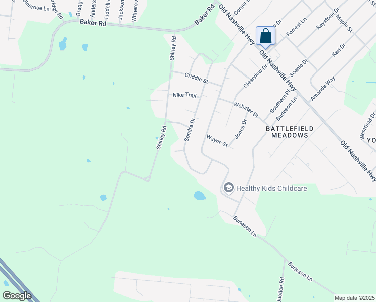 map of restaurants, bars, coffee shops, grocery stores, and more near 434 Sondra Drive in Smyrna