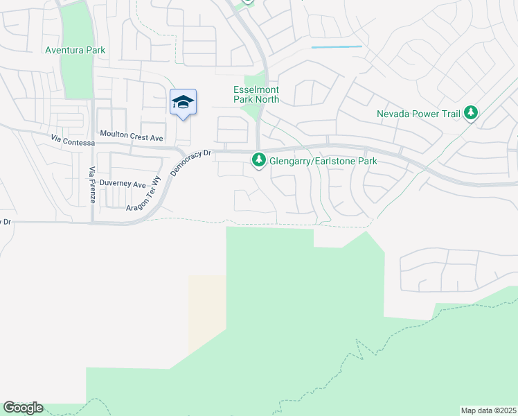map of restaurants, bars, coffee shops, grocery stores, and more near 2824 Dunnottar Avenue in Henderson