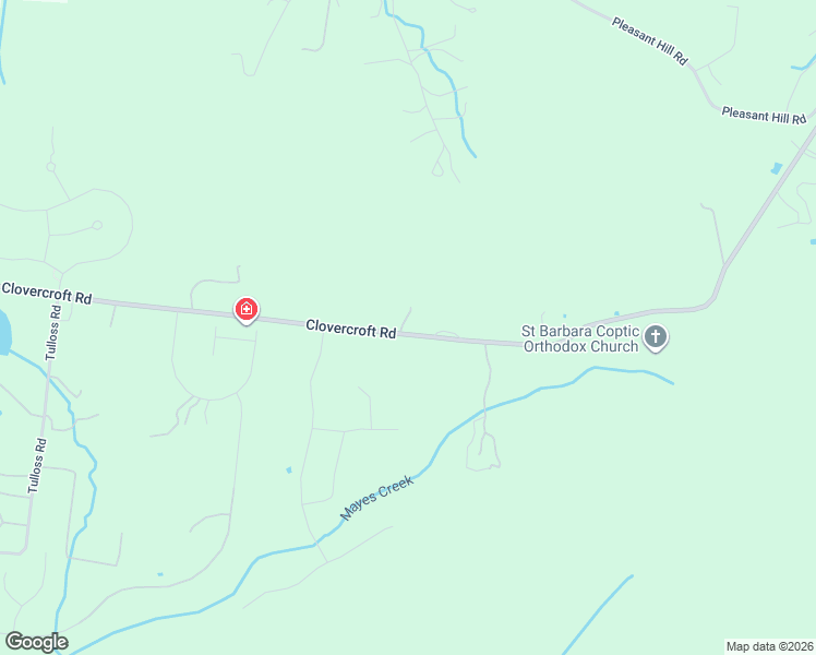 map of restaurants, bars, coffee shops, grocery stores, and more near 9546 Clovercroft Road in Franklin