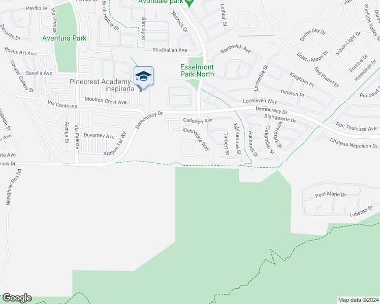 map of restaurants, bars, coffee shops, grocery stores, and more near 2848 Dunnottar Avenue in Henderson