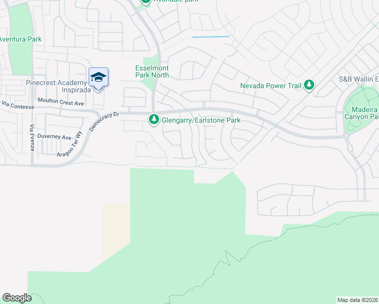 map of restaurants, bars, coffee shops, grocery stores, and more near 2753 Kildrummie Street in Henderson