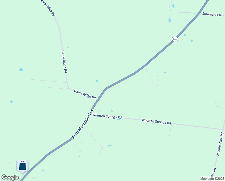 map of restaurants, bars, coffee shops, grocery stores, and more near 2199 Short Mountain Highway in Smithville