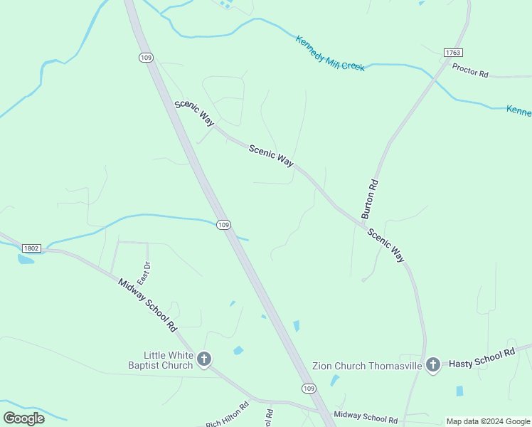 map of restaurants, bars, coffee shops, grocery stores, and more near 200 Echo Trail in Thomasville
