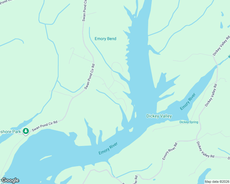 map of restaurants, bars, coffee shops, grocery stores, and more near 402 Indigo Bunting Drive in Harriman
