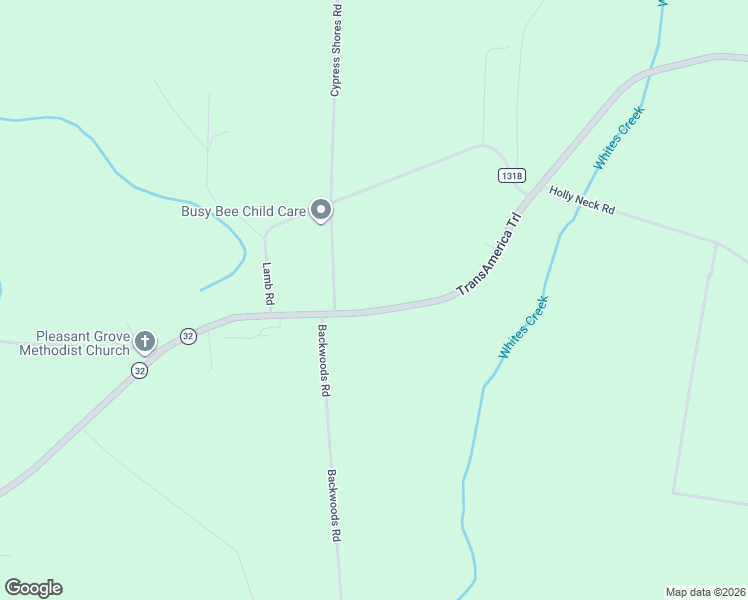 map of restaurants, bars, coffee shops, grocery stores, and more near 12025 North Carolina 32 in Roper