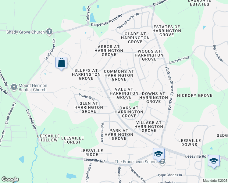 map of restaurants, bars, coffee shops, grocery stores, and more near 5401 Staysail Court in Raleigh