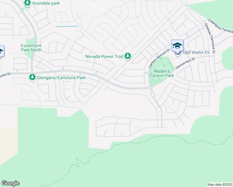 map of restaurants, bars, coffee shops, grocery stores, and more near 2509 Chateau Napoleon Drive in Henderson