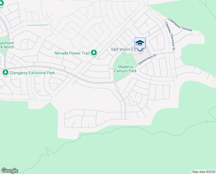 map of restaurants, bars, coffee shops, grocery stores, and more near 2413 Chateau Napoleon Drive in Henderson