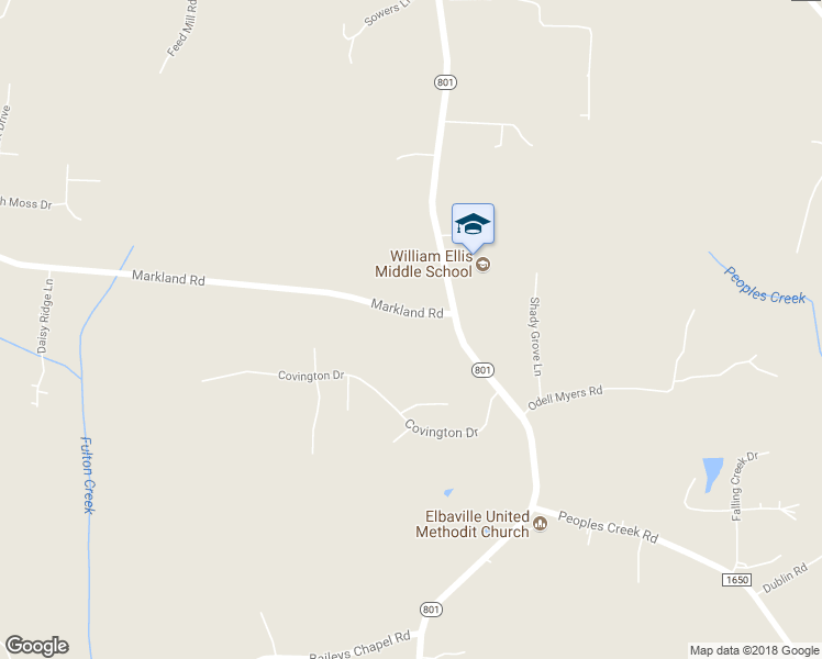 map of restaurants, bars, coffee shops, grocery stores, and more near 1076 Markland Road in Advance