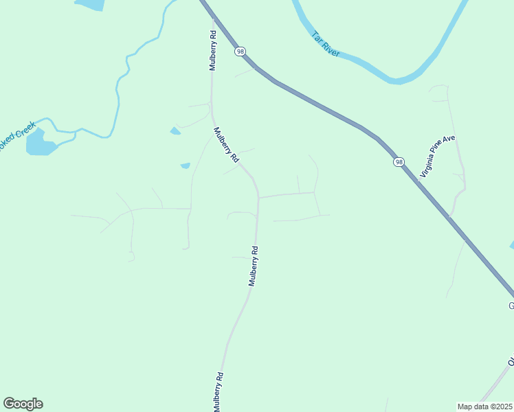 map of restaurants, bars, coffee shops, grocery stores, and more near 365 Mulberry Road in Spring Hope