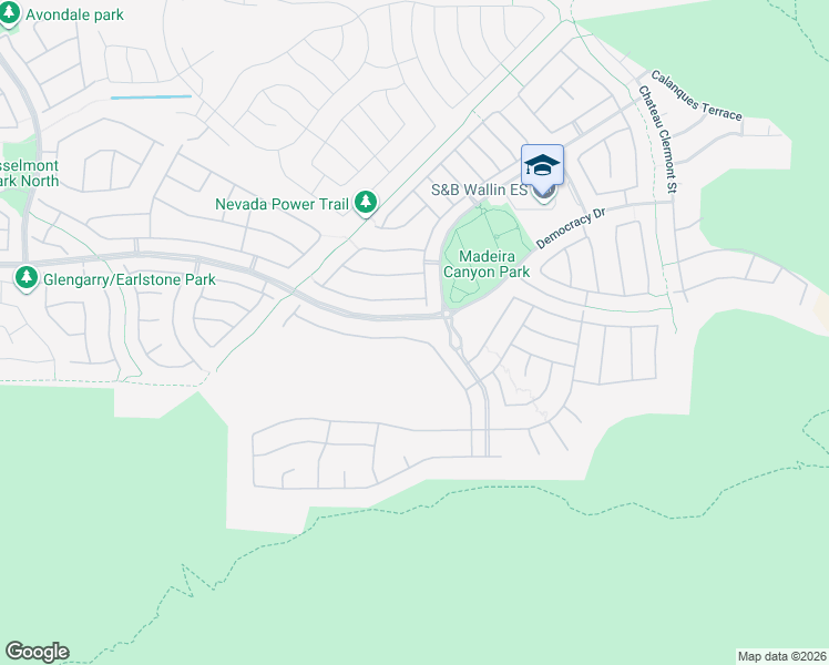 map of restaurants, bars, coffee shops, grocery stores, and more near 2416 Chateau Napoleon Drive in Henderson