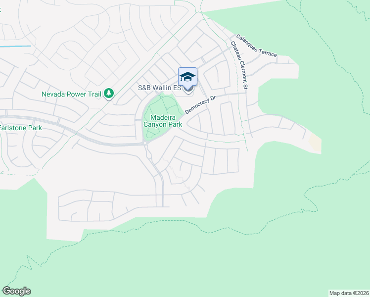 map of restaurants, bars, coffee shops, grocery stores, and more near 2340 French Alps Avenue in Henderson