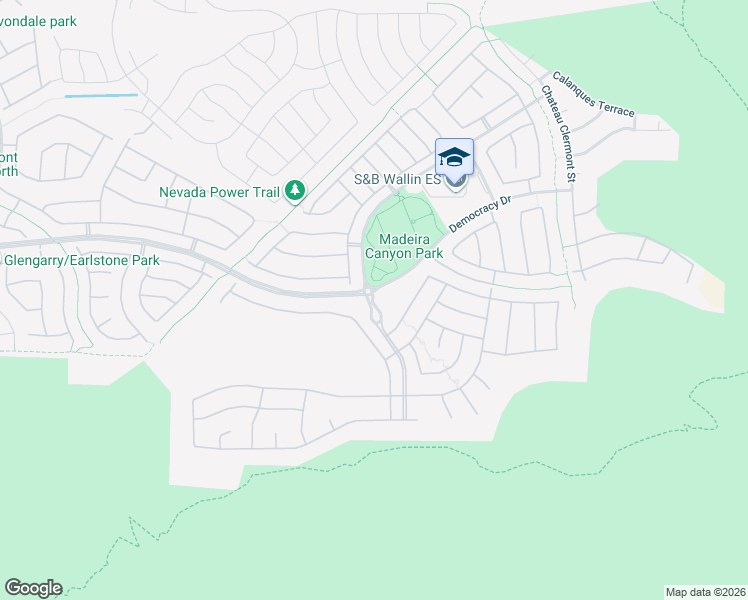 map of restaurants, bars, coffee shops, grocery stores, and more near 702 Canyon Retreat Drive in Henderson