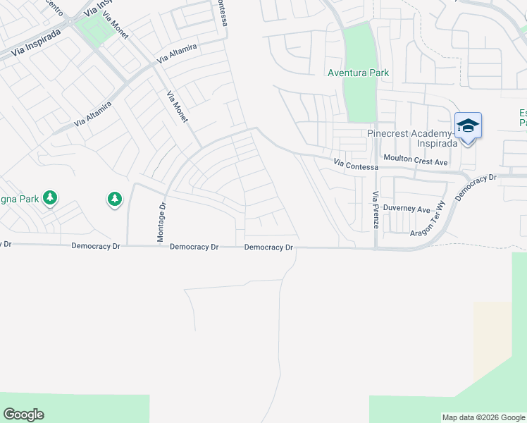 map of restaurants, bars, coffee shops, grocery stores, and more near 3184 Bormida Avenue in Henderson