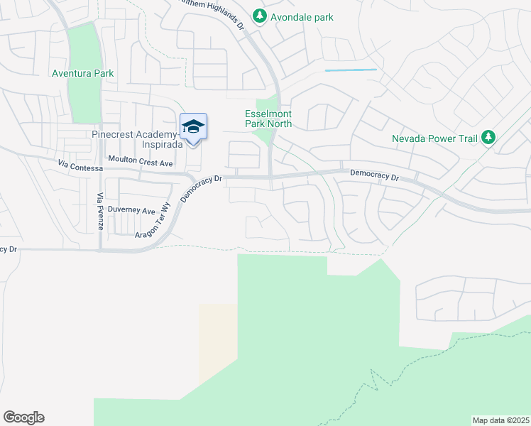 map of restaurants, bars, coffee shops, grocery stores, and more near 2839 Kinknockie Way in Henderson