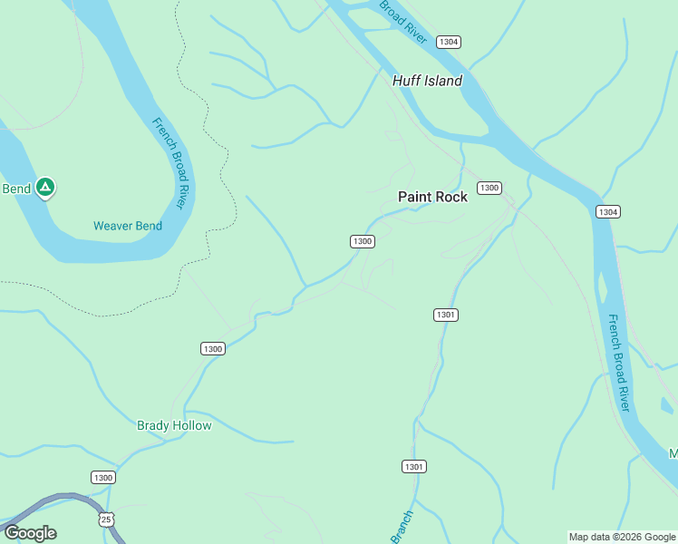 map of restaurants, bars, coffee shops, grocery stores, and more near 1115 Paint Rock Road in Hot Springs