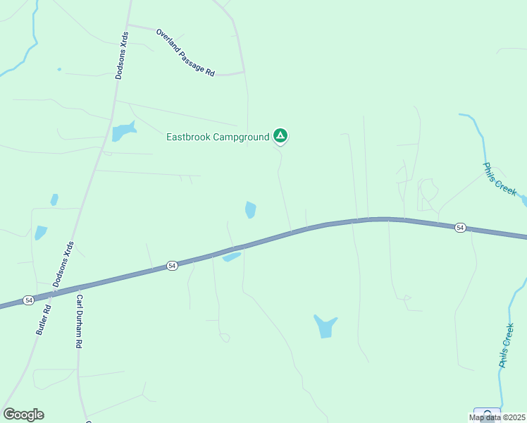 map of restaurants, bars, coffee shops, grocery stores, and more near North Carolina Highway 54 West in Orange County