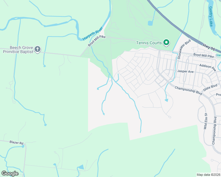 map of restaurants, bars, coffee shops, grocery stores, and more near Unnamed Road in Franklin