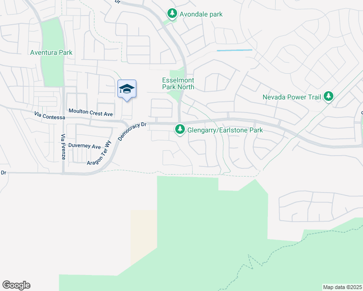 map of restaurants, bars, coffee shops, grocery stores, and more near 2838 Kinknockie Way in Henderson