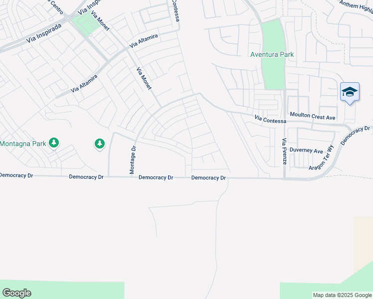 map of restaurants, bars, coffee shops, grocery stores, and more near 3221 Pergusa Drive in Henderson