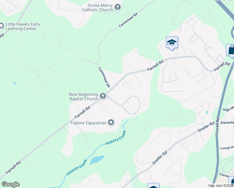 map of restaurants, bars, coffee shops, grocery stores, and more near 11148 Yarnell Road in Knoxville