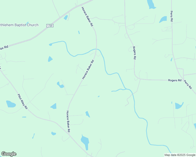 map of restaurants, bars, coffee shops, grocery stores, and more near 347 Horace Baker Road in Zebulon