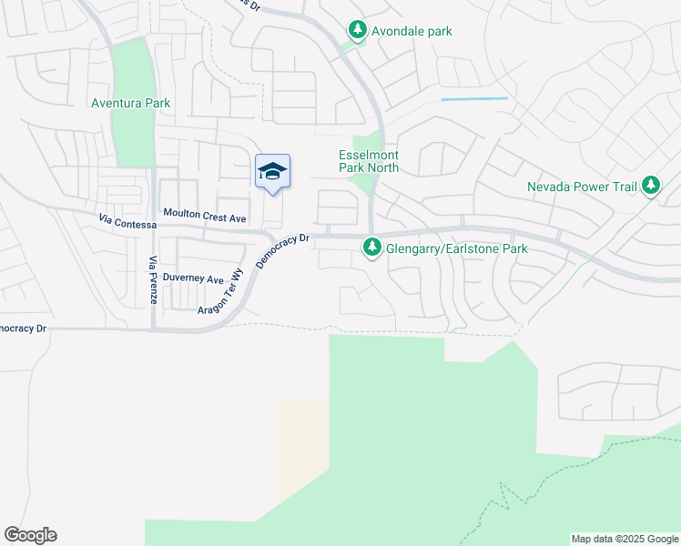 map of restaurants, bars, coffee shops, grocery stores, and more near 2865 Kinknockie Way in Henderson