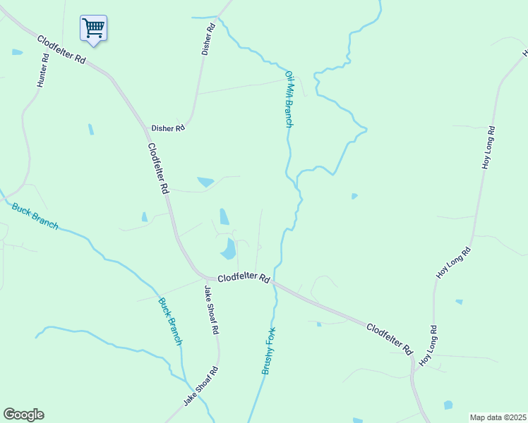 map of restaurants, bars, coffee shops, grocery stores, and more near 2240 Clodfelter Road in Winston-Salem