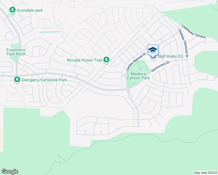 map of restaurants, bars, coffee shops, grocery stores, and more near 2669 Rue Toulouse Avenue in Henderson